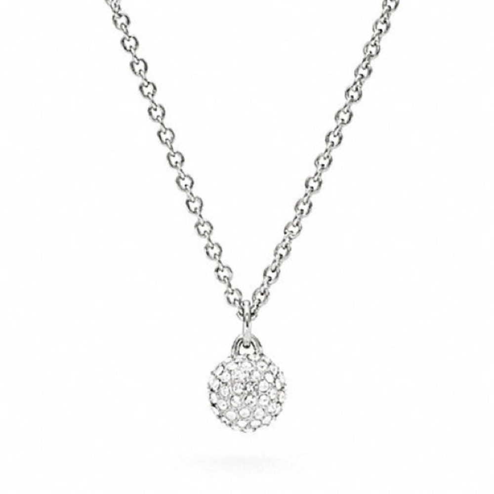 COPY - Coach Pave Ball Necklace